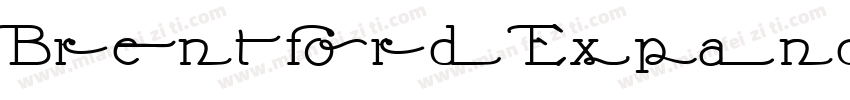 Brentford ExpandedRegular字体转换